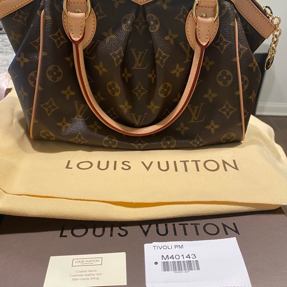 Louis Vuitton Tivoli PM Brown Monogram Women's Bag Like New 100% Authentic - Picture 3 of 12